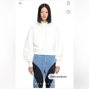 H&M x Mugler Batwinged Sleeve Hoodie